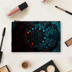 Big Data Abstract Abstract Background Cosmetic Bag (medium) by Pakemis