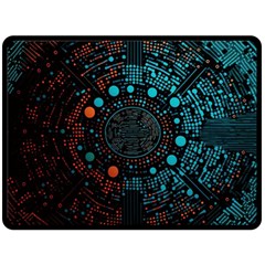 Big Data Abstract Abstract Background Fleece Blanket (large) by Pakemis