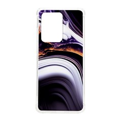 Marble Abstract Water Gold Dark Pink Purple Art Samsung Galaxy S20 Ultra 6 9 Inch Tpu Uv Case by Pakemis