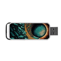 Big Data Abstract Abstract Background Backgrounds Portable Usb Flash (two Sides) by Pakemis