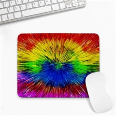 Colour Background Structure Lines Explosion Pop Small Mousepad by Pakemis