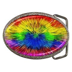 Colour Background Structure Lines Explosion Pop Belt Buckles by Pakemis