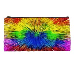 Colour Background Structure Lines Explosion Pop Pencil Case by Pakemis