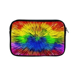 Colour Background Structure Lines Explosion Pop Apple Macbook Pro 13  Zipper Case by Pakemis