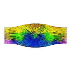 Colour Background Structure Lines Explosion Pop Stretchable Headband by Pakemis