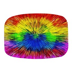 Colour Background Structure Lines Explosion Pop Mini Square Pill Box by Pakemis