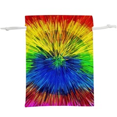 Colour Background Structure Lines Explosion Pop Lightweight Drawstring Pouch (xl) by Pakemis