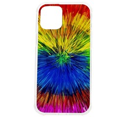 Colour Background Structure Lines Explosion Pop Iphone 12 Pro Max Tpu Uv Print Case by Pakemis