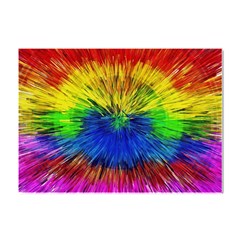 Colour Background Structure Lines Explosion Pop Crystal Sticker (a4)