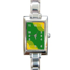 Background Pattern Texture Design Rectangle Italian Charm Watch by Ravend