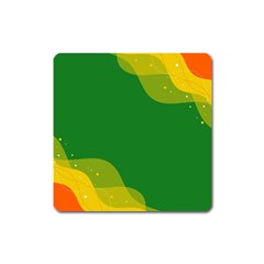 Background Pattern Texture Design Square Magnet by Ravend