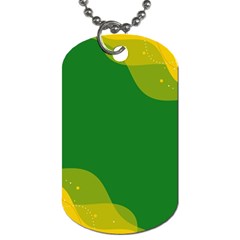 Background Pattern Texture Design Dog Tag (one Side) by Ravend