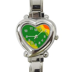 Background Pattern Texture Design Heart Italian Charm Watch by Ravend