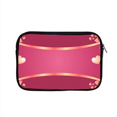 Heart Valentine Love Pink Red Apple Macbook Pro 15  Zipper Case by Ravend