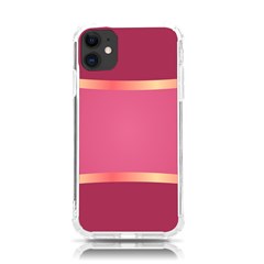 Heart Valentine Love Pink Red Iphone 11 Tpu Uv Print Case