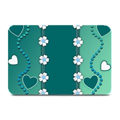 Design Texture Background Love Plate Mats by Ravend