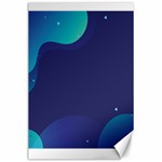 Abstract Blue Texture Space Canvas 24  x 36  23.35 x34.74  Canvas - 1