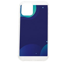 Abstract Blue Texture Space Iphone 12 Pro Max Tpu Uv Print Case