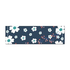 Floral Digital Background Sticker Bumper (100 Pack) by Ravend