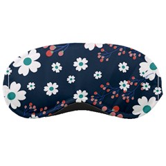 Floral Digital Background Sleeping Mask by Ravend