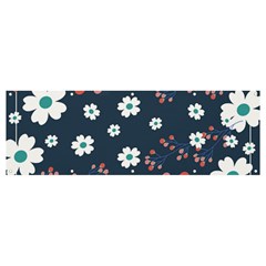 Floral Digital Background Banner And Sign 12  X 4  by Ravend