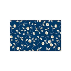 Flora Flower Flowers Nature Abstract Wallpaper Design Sticker (rectangular) by Ravend