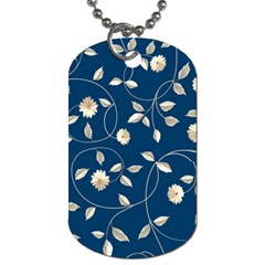 Flora Flower Flowers Nature Abstract Wallpaper Design Dog Tag (one Side)