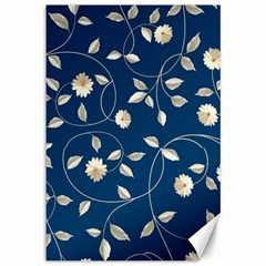 Flora Flower Flowers Nature Abstract Wallpaper Design Canvas 12  X 18  by Ravend