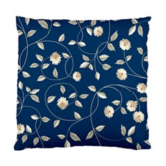 Flora Flower Flowers Nature Abstract Wallpaper Design Standard Cushion Case (two Sides) by Ravend