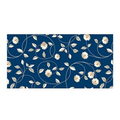 Flora Flower Flowers Nature Abstract Wallpaper Design Satin Wrap 35  X 70  by Ravend