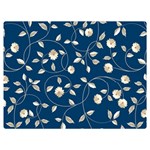 Flora Flower Flowers Nature Abstract Wallpaper Design One Side Premium Plush Fleece Blanket (Extra Small) 40 x30  Blanket Front