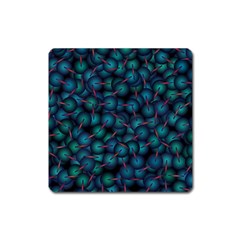 Background Abstract Textile Design Square Magnet by Ravend