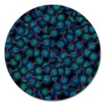 Background Abstract Textile Design Magnet 5  (Round) Front