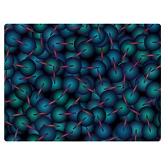 Background Abstract Textile Design One Side Premium Plush Fleece Blanket (extra Small) by Ravend