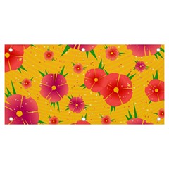 Background Flowers Floral Pattern Banner And Sign 6  X 3 