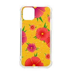 Background Flowers Floral Pattern Iphone 11 Pro 5 8 Inch Tpu Uv Print Case by Ravend