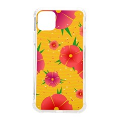 Background Flowers Floral Pattern Iphone 11 Pro Max 6 5 Inch Tpu Uv Print Case by Ravend