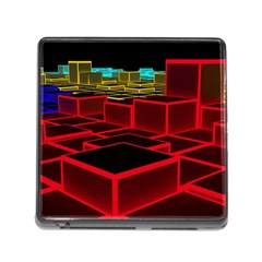 3d Abstract Model Texture Memory Card Reader (square 5 Slot) by Ravend