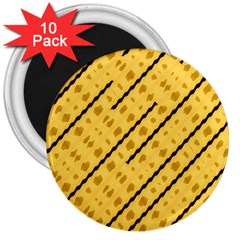 Background Yellow Background 3  Magnets (10 Pack)  by Ravend