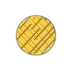 Background Yellow Background Hat Clip Ball Marker (4 Pack) by Ravend