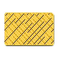 Background Yellow Background Small Doormat by Ravend