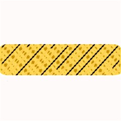 Background Yellow Background Large Bar Mat by Ravend