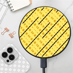 Background Yellow Background Wireless Fast Charger(black)