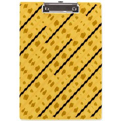 Background Yellow Background A4 Acrylic Clipboard by Ravend