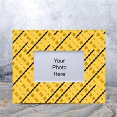 Background Yellow Background White Tabletop Photo Frame 4 x6 