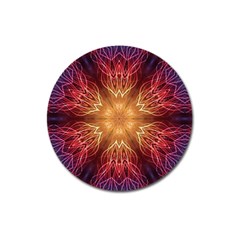 Fractal Abstract Artistic Magnet 3  (round) by Ravend