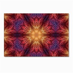 Fractal Abstract Artistic Postcard 4 x 6  (pkg Of 10) by Ravend