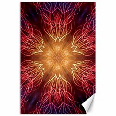 Fractal Abstract Artistic Canvas 24  X 36  by Ravend