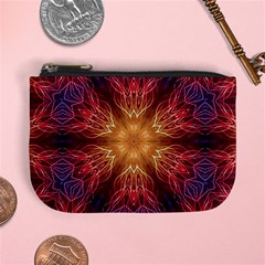 Fractal Abstract Artistic Mini Coin Purse by Ravend