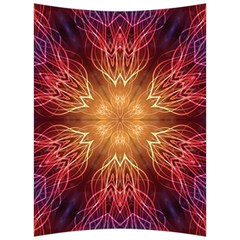 Fractal Abstract Artistic Back Support Cushion by Ravend